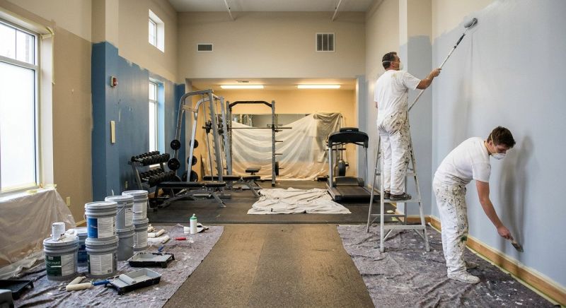 Exercise Room Painting in Wilmington, NC