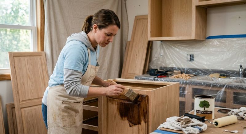 Cabinet Staining Service in Muncie, IN